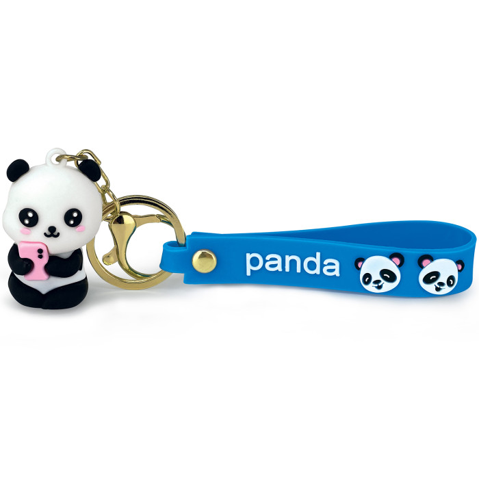 Portachiavi Panda Azzurra